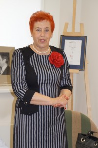 Kraštietė, romano „Kaip žaibas“ autorė Aldona Ruseckaitė. 