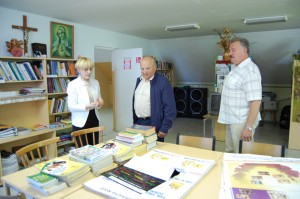 Klebiškio pradinio ugdymo skyriaus aplinka švietimo ir mokslo ministrės patarėjai I.Ramelytei paliko gerą įspūdį.