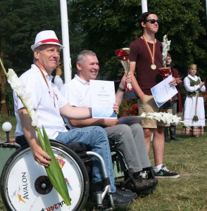 Mix klasės nugalėtojai A.Czeladzki, D. Liaugaudas, D. Lampard.