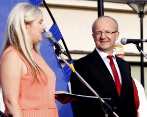 Sveikina prienų r.savibaldybės meras Alvydas Vaicekauskas