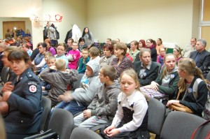 Į projekto „Pienės pūkas“ padėkos šventę buvo pakviesti tėveliai, nemažai svečių.