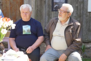 Knygos autoriai Algis Petkevičius ir Jonas Mikučiauskas.
