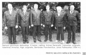 Nemuno girininkijos darbuotojai