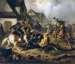Lietuvos ulonai 1794 m. sukilimo mūšyje.