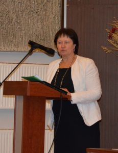 Žemės ūkio ministrė Virginija Baltraitienė.