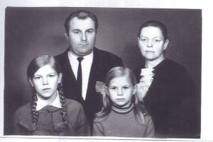 Ribinskų šeima apie 1968-1969 metus.