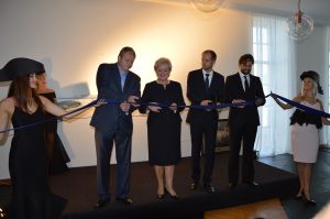 Spaudos kinferencijoje įkurtuves švenčiantį sveikatingumo ir poilsio kompleksą „Vytautas Mineral SPA“ pristatė: (iš kairės) gen. direktorius M.Novickij, medicinos centro vadovė G.Vaitkienė, projekto vystytojai N.Pranckus ir Vytas Brusokas, architektė Viktorija Puodžiūtė.