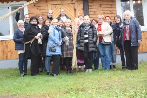 Svečiuose Marcinkonių kaimo sodyboje.