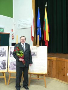 Naujai perrinktas Seinų lietuvių šv. Kazimiero draugijos pirmininkas Algirdas Vektorius.